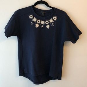 J.Crew Embellished Top
